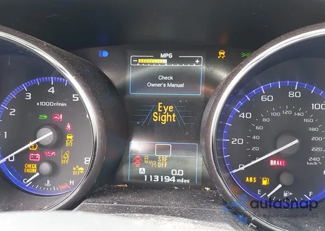 2016 Subaru Outback 2.5I Premium z USA, uszkodzony, nr VIN 4S4BSAFCXG3311613